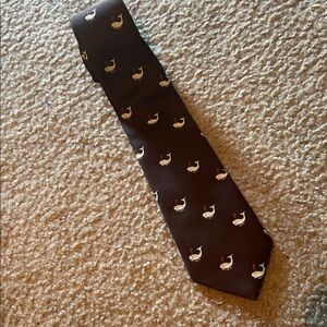 Vintage Fligor’s  Whale Themed Patterned Men's Tie